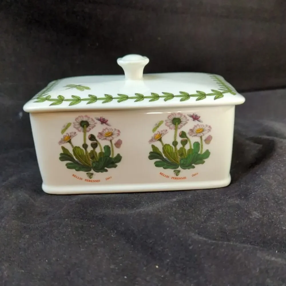 Portmeirion Botanic Garden Covered Butter Dish